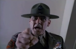 Not an ideal working environment (Full Metal Jacket, 1987) 
